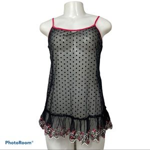 Anna Sui x Victoria’s Secret Polka Dot Baby Doll S